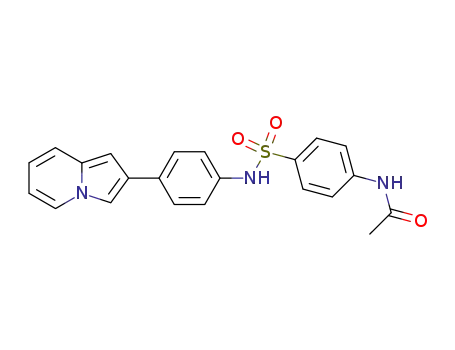 <i>N</i>-acetyl-sulfanilic acid-(4-indolizin-2-yl-anilide)