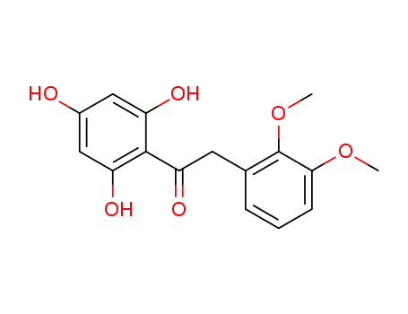 Molecular Structure of 858486-97-2 (2,4,6-trihydroxy-2',3'-dimethoxy-deoxybenzoin)