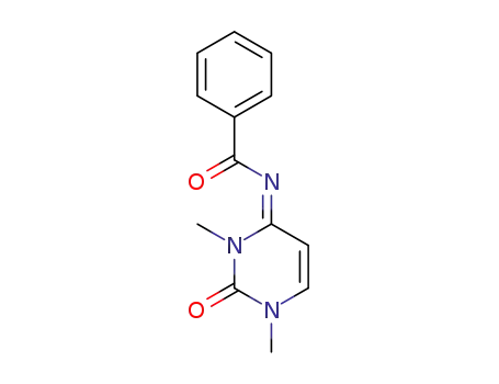 4-benzoylamino-1,3-dimethyl-2-oxo-1<sup>(3)</sup>,2-dihydro-pyrimidinium-betaine