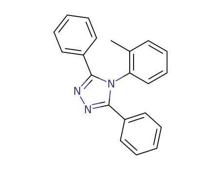 Molecular Structure of 16152-05-9 (3,5-diphenyl-4-<i>o</i>-tolyl-4<i>H</i>-[1,2,4]triazole)