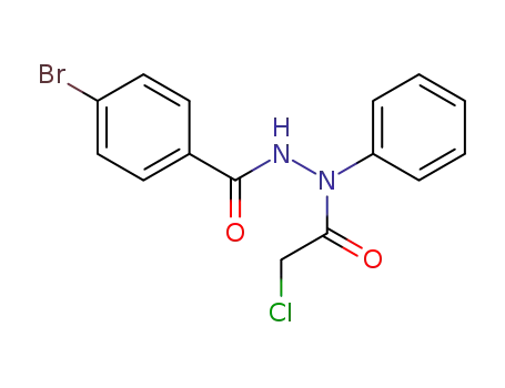 <i>N</i>'-(4-bromo-benzoyl)-<i>N</i>-chloroacetyl-<i>N</i>-phenyl-hydrazine