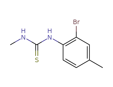 <i>N</i>-(2-bromo-4-methyl-phenyl)-<i>N</i>'-methyl-thiourea