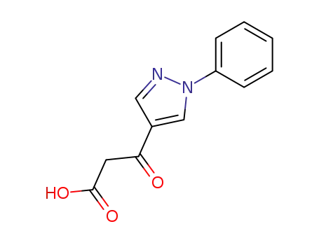 3-oxo-3-(1-phenyl-1<i>H</i>-pyrazol-4-yl)-propionic acid