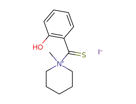 Molecular Structure of 2032-49-7 (1-(2-hydroxy-thiobenzoyl)-1-methyl-piperidinium; iodide)