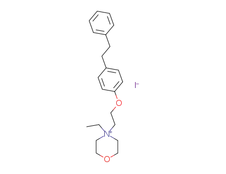 4-ethyl-4-(2-bibenzyl-4-yloxy-ethyl)-morpholinium; iodide