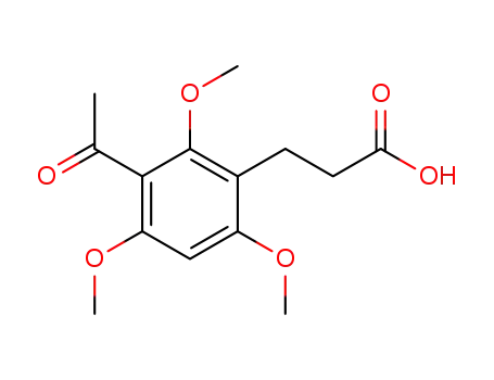 3-(3-acetyl-2,4,6-trimethoxy-phenyl)-propionic acid