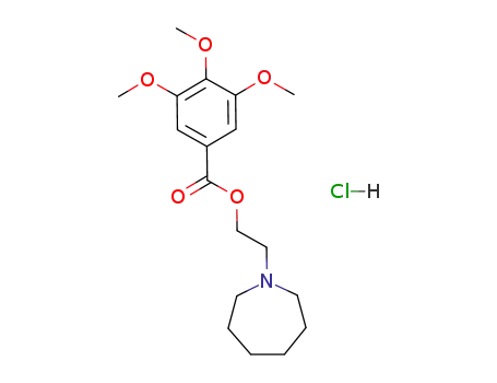 3,4,5-trimethoxy-benzoic acid-(2-hexahydroazepin-1-yl-ethyl ester); hydrochloride