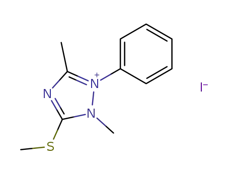 1,3-dimethyl-5-methylsulfanyl-2-phenyl-[1,2,4]triazolium; iodide