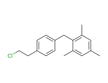 1-(2-chloro-ethyl)-4-(2,4,6-trimethyl-benzyl)-benzene