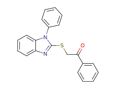 1-phenyl-2-(1-phenyl-1<i>H</i>-benzoimidazol-2-ylsulfanyl)-ethanone