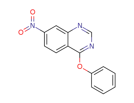 Molecular Structure of 857759-32-1 (7-nitro-4-phenoxy-quinazoline)