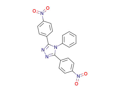 3,5-bis-(4-nitro-phenyl)-4-phenyl-4<i>H</i>-[1,2,4]triazole