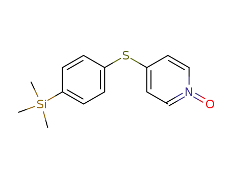 4-(4-trimethylsilanyl-phenylsulfanyl)-pyridine-1-oxide