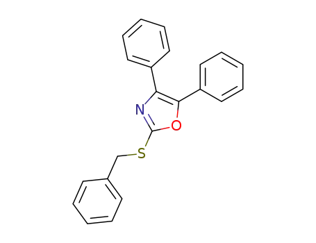 2-benzylmercapto-4,5-diphenyl-oxazole