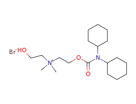(2-dicyclohexylcarbamoyloxy-ethyl)-(2-hydroxy-ethyl)-dimethyl-ammonium; bromide