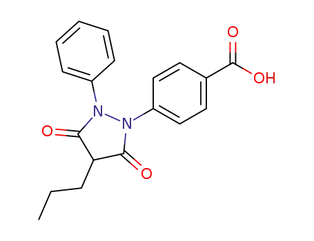 4-(3,5-dioxo-2-phenyl-4-propyl-pyrazolidin-1-yl)-benzoic acid