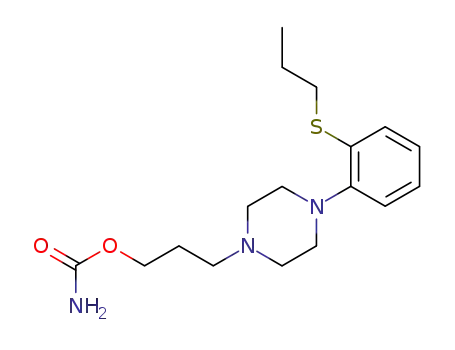 1-(3-carbamoyloxy-propyl)-4-(2-propylmercapto-phenyl)-piperazine