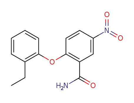 2-(2-ethyl-phenoxy)-5-nitro-benzoic acid amide