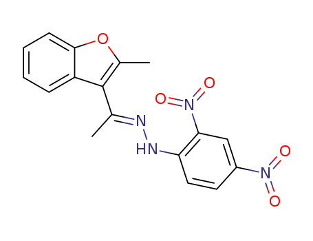 1-(2-methyl-benzofuran-3-yl)-ethanone-(2,4-dinitro-phenylhydrazone)