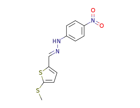 5-methylsulfanyl-thiophene-2-carbaldehyde-(4-nitro-phenylhydrazone)
