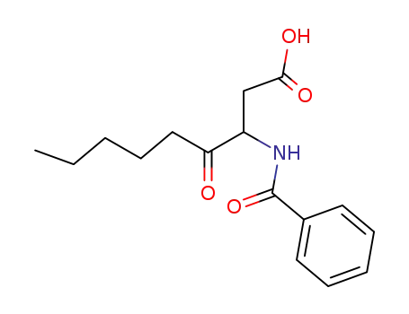 3-benzoylamino-4-oxo-nonanoic acid