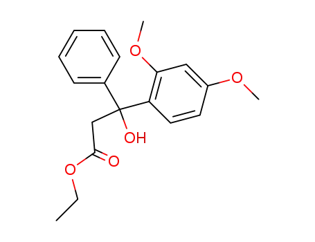 3-(2,4-dimethoxy-phenyl)-3-hydroxy-3-phenyl-propionic acid ethyl ester