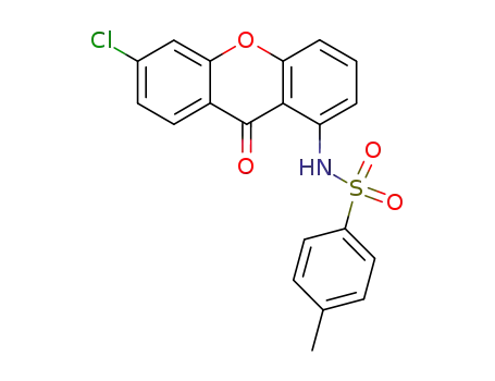 6-chloro-1-(toluene-4-sulfonylamino)-xanthen-9-one