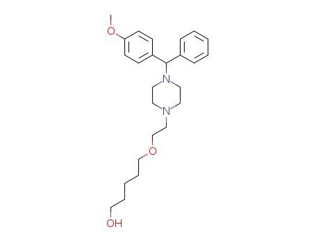 5-{2-[4-(4-methoxy-benzhydryl)-piperazino]-ethoxy}-pentan-1-ol
