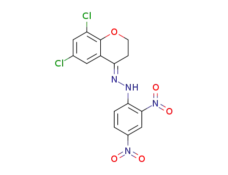 6,8-dichloro-chroman-4-one-(2,4-dinitro-phenylhydrazone)