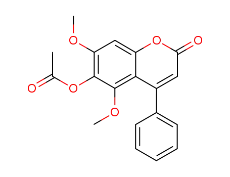 6-acetoxy-5,7-dimethoxy-4-phenyl-coumarin