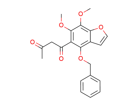 1-(4-benzyloxy-6,7-dimethoxy-benzofuran-5-yl)-butane-1,3-dione