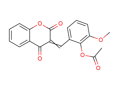 3-((Ξ)-2-acetoxy-3-methoxy-benzylidene)-chroman-2,4-dione