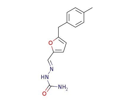 5-(4-methyl-benzyl)-furan-2-carbaldehyde semicarbazone