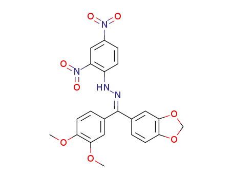 Molecular Structure of 96259-99-3 (3,4-dimethoxy-3',4'-methylenedioxy-benzophenone-(2,4-dinitro-phenylhydrazone))