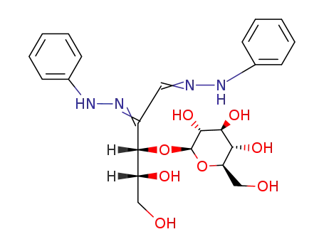 <i>O</i><sup>3</sup>-β-D-glucopyranosyl-D-<i>erythro</i>-[2]pentosulose-bis-phenylhydrazone