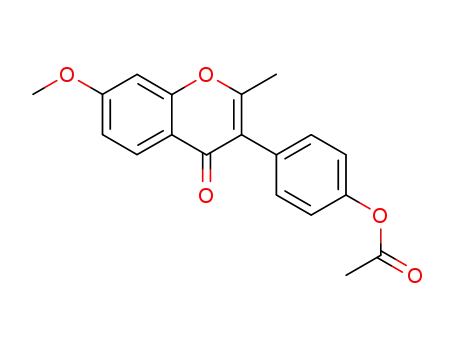 3-(4-acetoxy-phenyl)-7-methoxy-2-methyl-chromen-4-one