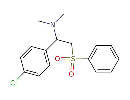 [2-Benzenesulfonyl-1-(4-chloro-phenyl)-ethyl]-dimethyl-amine
