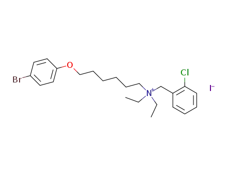 [6-(4-Bromo-phenoxy)-hexyl]-(2-chloro-benzyl)-diethyl-ammonium; iodide