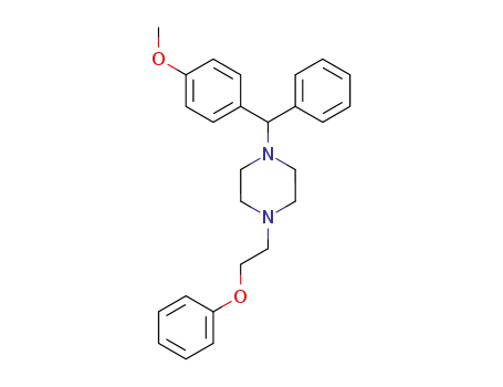 1-(4-methoxy-benzhydryl)-4-(2-phenoxy-ethyl)-piperazine