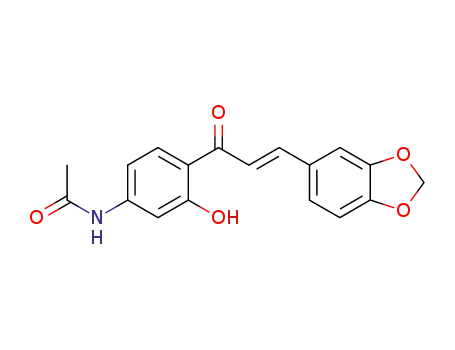 4'-acetylamino-2'-hydroxy-3,4-methylenedioxy-<i>trans</i>-chalcone
