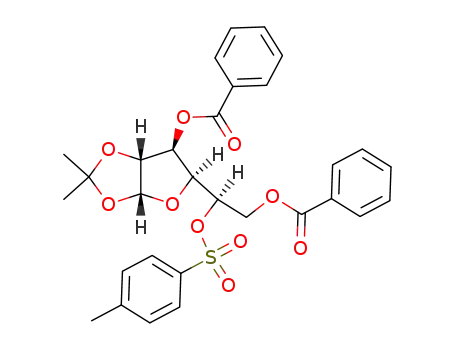 <i>O</i><sup>3</sup>,<i>O</i><sup>6</sup>-dibenzoyl-<i>O</i><sup>1</sup>,<i>O</i><sup>2</sup>-isopropylidene-<i>O</i><sup>5</sup>-(toluene-4-sulfonyl)-α-D-glucofuranose