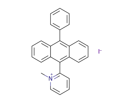 1-methyl-2-(10-phenyl-[9]anthryl)-pyridinium; iodide