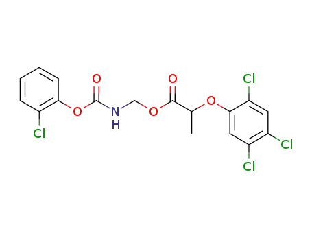 Propanoic acid, 2-(2,4,5-trichlorophenoxy)-,
[[(2-chlorophenoxy)carbonyl]amino]methyl ester