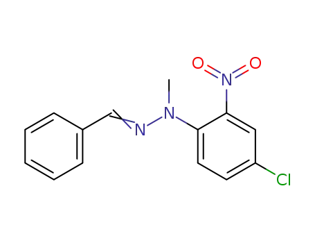 Molecular Structure of 53246-59-6 (benzaldehyde-[(4-chloro-2-nitro-phenyl)-methyl-hydrazone])