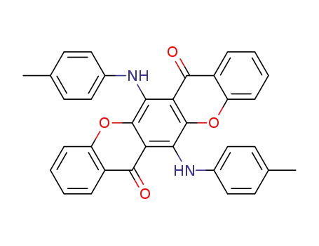 6,13-di-<i>p</i>-toluidino-chromeno[2,3-<i>b</i>]xanthene-7,14-dione