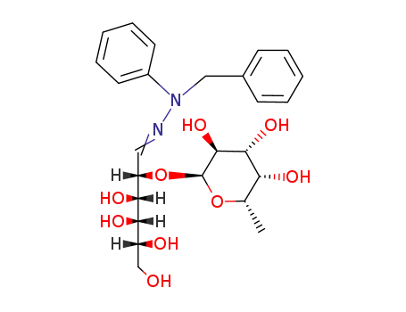 Molecular Structure of 122174-78-1 (<i>O</i><sup>2</sup>-α-<i>L</i>-fucopyranosyl-<i>D</i>-galactose-(benzyl-phenyl-hydrazone))