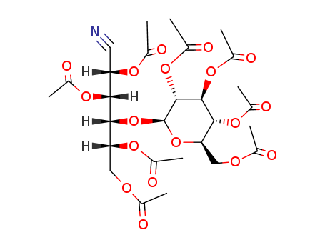 4-O-(2,3,4,6-Tetra-O-acetyl-β-D-glucopyranosyl)-D-glucononitrile 2,3,5,6-Tetraacetate