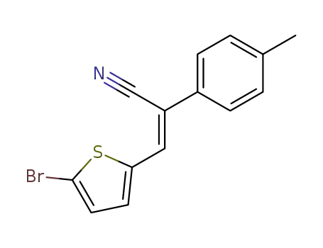 3<i>c</i>-(5-bromo-[2]thienyl)-2-<i>p</i>-tolyl-acrylonitrile