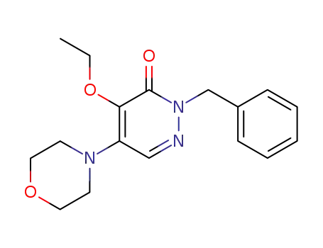 2-benzyl-4-ethoxy-5-morpholin-4-yl-2<i>H</i>-pyridazin-3-one