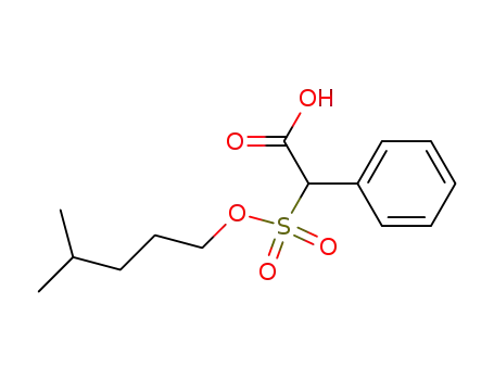 (4-Methyl-pentyloxysulfonyl)-phenyl-acetic acid